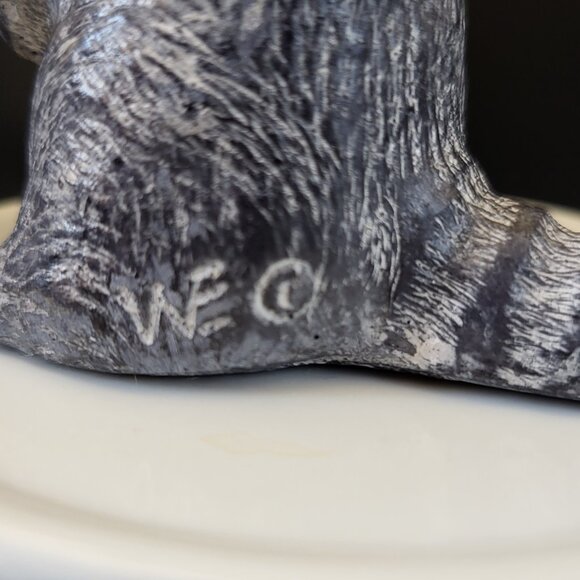 A Wolf Original Raccoon Figurine Signed 3" 1970s Canada - Picture 7 of 16